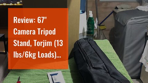 Review: 67" Camera Tripod Stand, Torjim (13 lbs/6kg Loads) Aluminum Travel Tripod with Carry Ba...