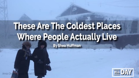 The coldest places people live