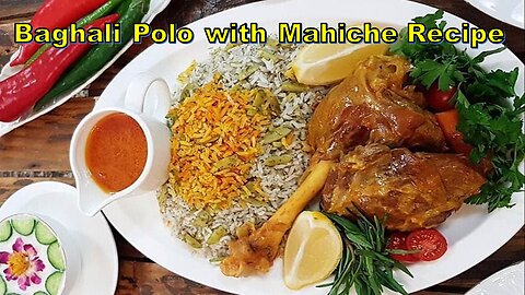 Savor the Flavors: Authentic Baghali Polo with Mahiche Recipe-4K
