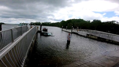 Serious Boat Ramp Fail At Lake Tarpon Florida