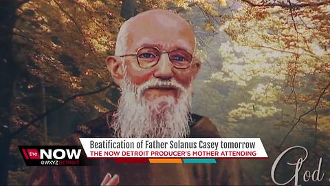 Father Solanus Casey beatification mass tomorrow