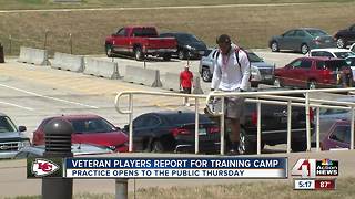Veterans report to Chiefs Training Camp
