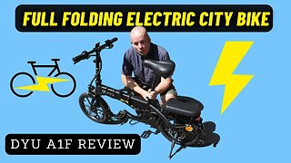 DYU A1F Folding Electric City Bike | DYU E-BIKE REVIEW