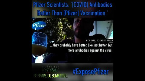 Project Veritas Exposes Pfizer!