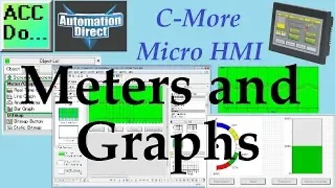 C-More Micro HMI Object Meters and Graphs
