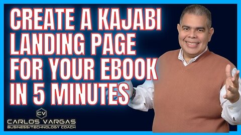 Create A Kajabi Landing Page For Your Ebook in 5 Minutes