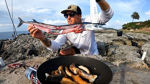 CATCH AND COOK on the rocks BEST BREAKFAST EVER