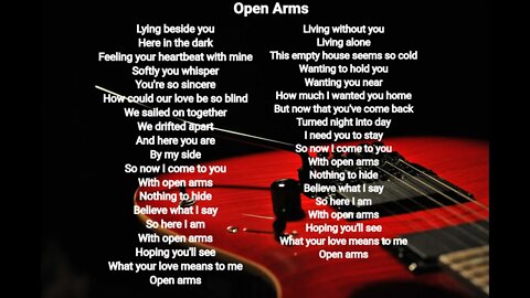 Open-Arms - Journey Lyrics HQ