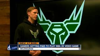 Gamers getting paid to play NBA game