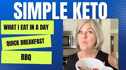 What I Eat In A Day on Keto / Quick Breakfast / BBQ