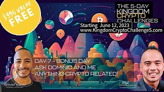 🔥 Bonus Day - LIVE Crypto AMA with Dominic and Erwin Tomorrow! 🔥