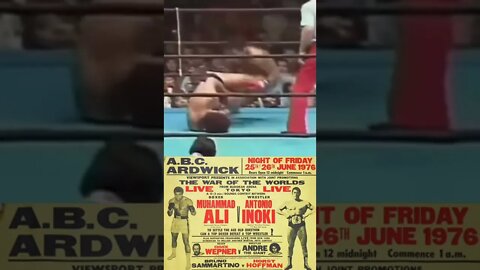 Boxer vs Wrestler 1st MMA Muhammad Ali vs Antonio Inoki