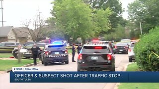 Officer and suspect shot after traffic stop