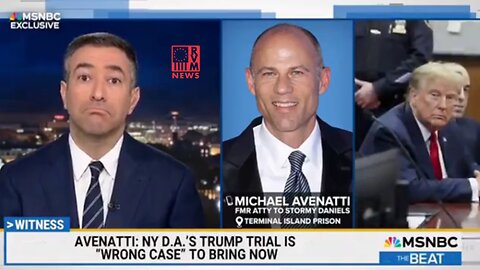 MSNBC Anchor SHOCKED By Michael Avenatti's Comments On Trump's Stormy Daniels Case