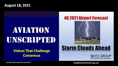 Fourth Quarter 2021 Airport Forecast: Storm Clouds Ahead