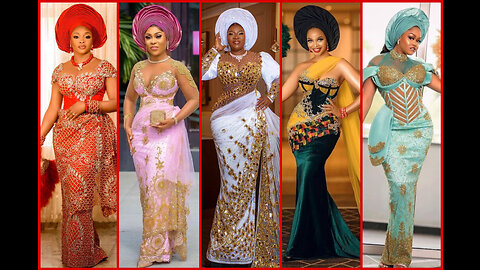 Gorgeous Asoebi styles for Ladies 2024