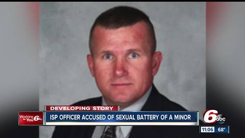Indiana State Police officer accused of sexual misconduct with minor