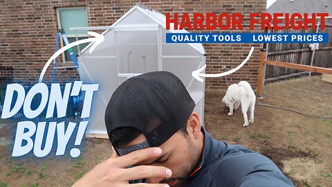 Harbor Freight 6X8 Greenhouse | Before you Buy!
