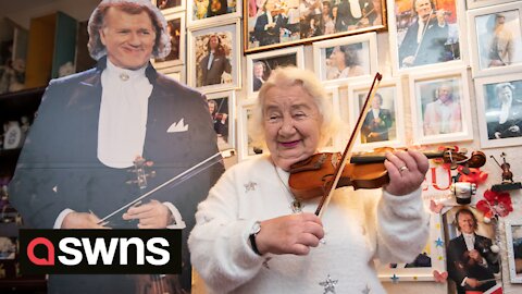Meet the UK pensioner who has shrine to André Rieu and a life-size cardboard cut out