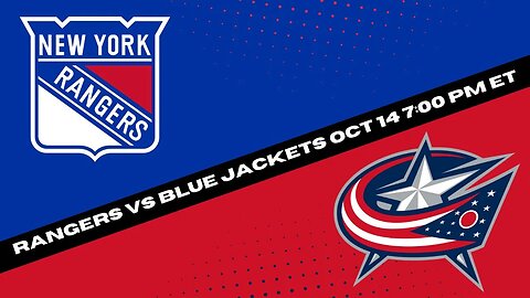New York Rangers vs Columbus Blue Jackets Prediction, Pick and Odds | NHL Hockey Pick for 10/14