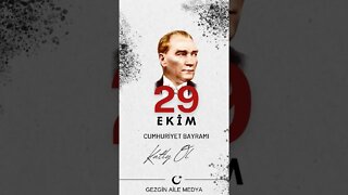 29 Ekim Cumhuriyet Bayramınızı kutlarız