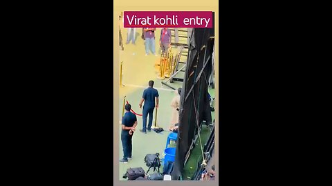 Virat Kohli entry on field