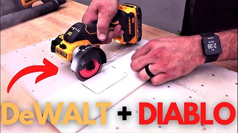 This is a Beast! DeWALT 3 in. 20V Cut Off Tool with DIABLO Diamond Blade!