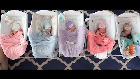 Raising Identical Quintuplets -Our Daily Routine