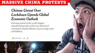 MASSIVE CHINESE PROTESTS OVER ZERO COVID LOCKDOWNS