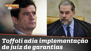 Dias Toffoli adia implementação de juiz de garantias. O que Moro achou?