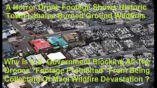 Why Are Drones Prohibited From Collecting Footage Of Maui Wildfire Devastation ?