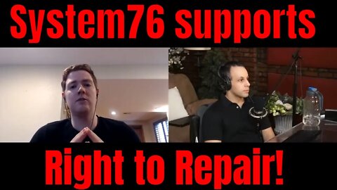 System76 laptop engineer SUPPORTS Right to Repair; interview with Louis Rossmann