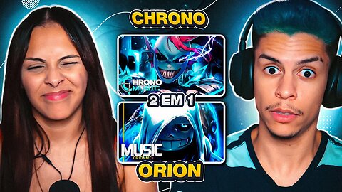 2 EM 1: UNDERTALE - Orion + Chrono/Anny | [React em Casal] 🔥