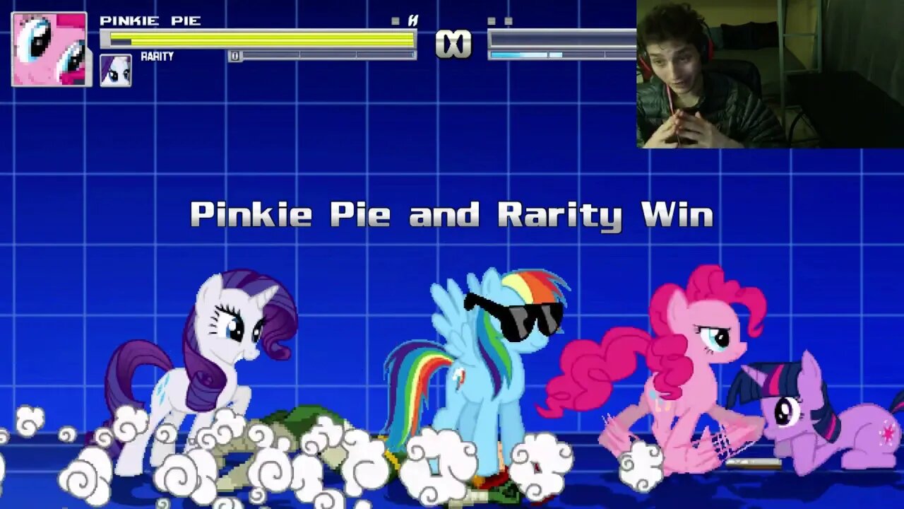 My Little Pony Characters (Twilight Sparkle, Rainbow Dash, And Rarity) VS  Hope In An Epic Battle