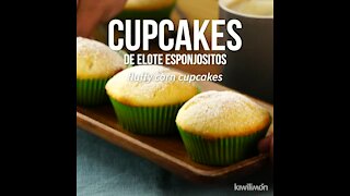 Fluffy Corn Cupcakes