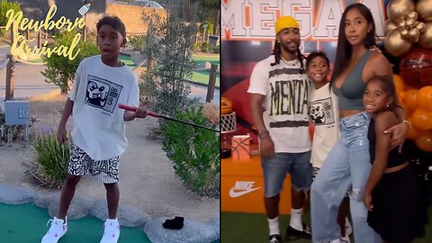 Omarion & Apryl Jones Come Together To Celebrate Son Megaa's 10th B-Day! 🎂