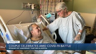 Couple celebrates 51st anniversary amid COVID-19 battle