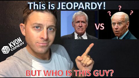 Alex Trebek VS Joe Biden (comedian K-von says THIS IS JEOPARDY!)