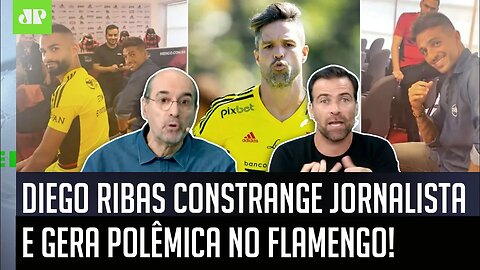 "Gente, ISSO que o Diego Ribas FEZ foi..." PROVOCAÇÃO a JORNALISTA gera DEBATE sobre o Flamengo!