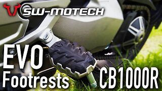 SW-Motech EVO Footrests | Fitted to CB1000R