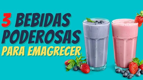 3 bebidas poderosas para emagrecer que você pode fazer em casa