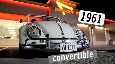 1961 Convertible Volkswagen Beetle