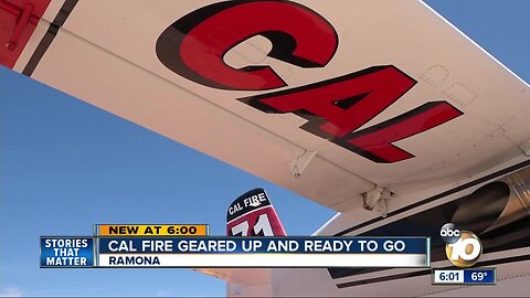 Cal Fire locked and loaded ready to fight fires