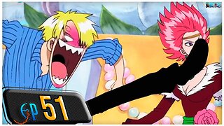 UMA ARDENTE BATALHA NA COZINHA! SANJI vs A LINDA CHEF! (RESUMO ONE PIECE EP 51)