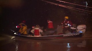 11 people rescued from their homes near Vermilion River
