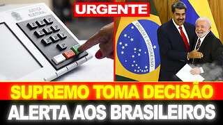 URGENTE !! SUPREMO TOMA DECISÃO ABSURDA !! ALERTA URGENTE AOS BRASILEIROS...