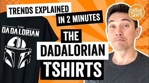 Mandalorian Parody Shirt.. The Dadalorian on Amazon... Trends Explained in 2 minutes...Is it Safe?