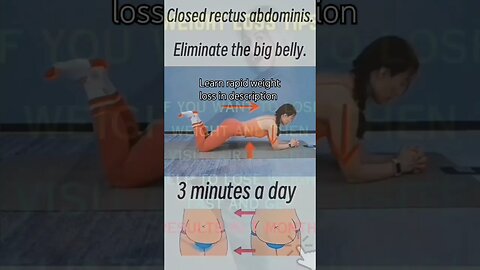 How To Get Abs With A Big Belly | Eliminate The Big Belly With 3 Minute A Day #shorts