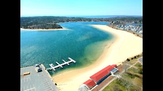 Drone Flight Onset Bay Massachusetts
