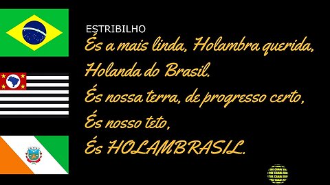 HOLAMBRA -SP SÍMBOLOS DO MUNICÍPIO , HINO LETRA E MÚSICA